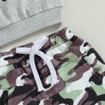 Toddler Baby Boy Clothes Camo Pant Set Long Sleeve Letter Sweatshirt and Camouflage Jogger Pants Infant Boy Outfits - Image 5